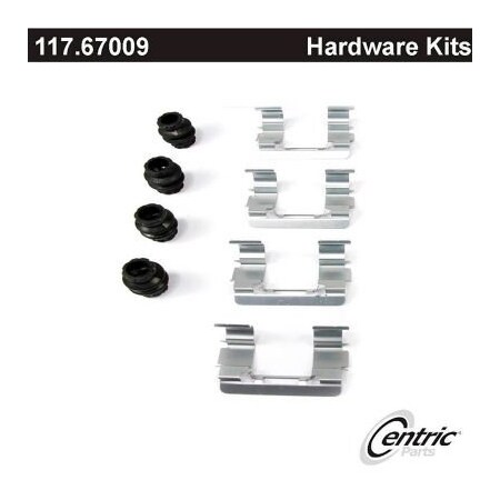 Centric Disc Brake Hardware Kit, Parts 117.67009